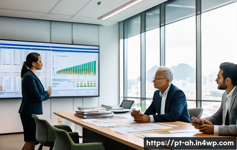 협동조합의 운영비용 예측하기 - **Prompt:** A dynamic scene depicting the evolution of financial management within a Brazilian coope...